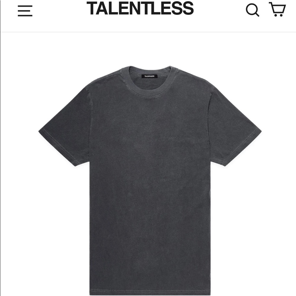 Talentless Men’s Premium Steel Grey Tee
